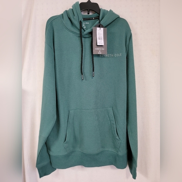 Kenneth Cole Green Pullover Hoodie Sweatshirt - Picture 1 of 8